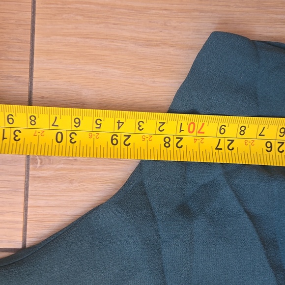 NWT Eileen Fisher Silk Georgette Crepe Straight Ankle Pant in color Aegean SZ 3X - Picture 10 of 11